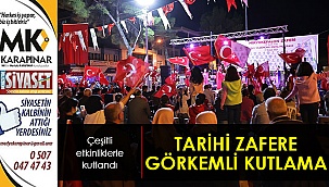 Tarihi zafere görkemli kutlama