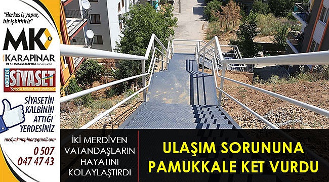 Ulaşım sorununa Pamukkale ket vurdu
