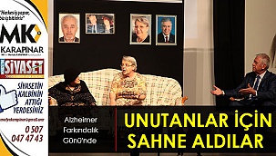 Unutanlar için sahne aldılar
