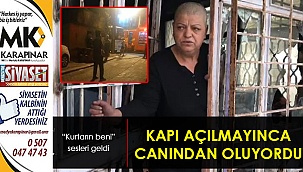 Yangında canından oluyordu