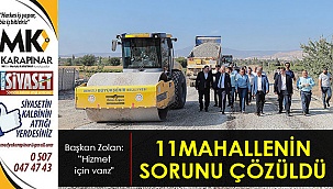 11 mahallenin sorunu çözüldü