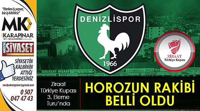 3. Tur elemesine horoz ev sahipliği yapacak