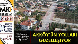 Akköy’ün yolları güzelleşiyor