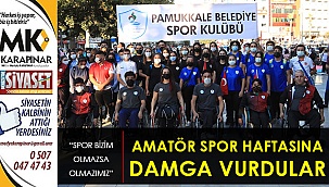 Amatör Spor Haftasına damga vurdular