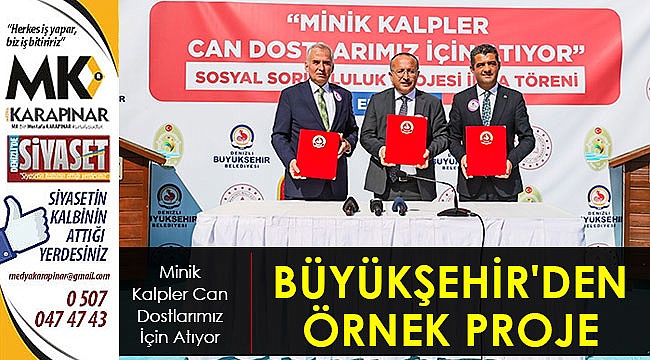 Büyükşehir'den örnek proje