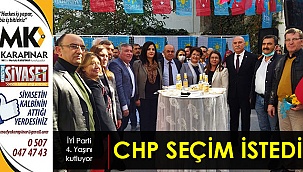 CHP seçim istedi