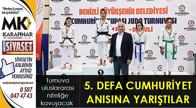 Cumhuriyet anısına yarıştılar