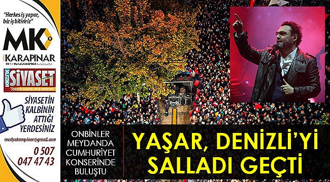 Cumhuriyet Bayramı coşkusu Büyükşehir ile yaşandı