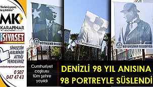 Denizli Cumhuriyet Bayramı coşkusuna hazır