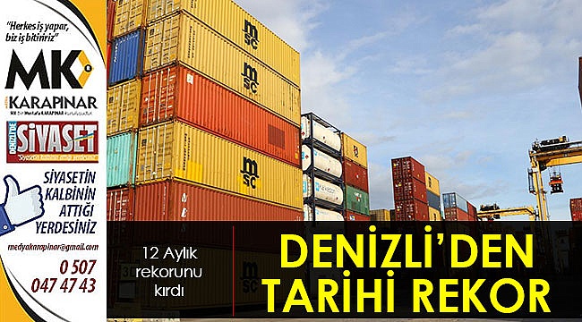 Denizli'den tarihi rekor