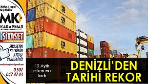Denizli'den tarihi rekor
