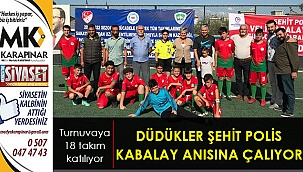 Düdükler Şehit Polis Kabalay anısına çalıyor