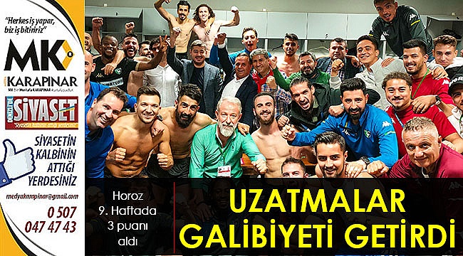 Horoz 9. Haftada 3 puanı aldı