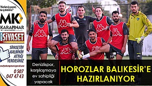 Horozlar, Balıkesir'e hazırlanıyor