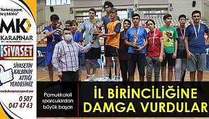 İl birinciliğine damga vurdular