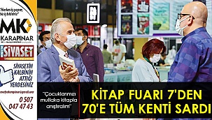 Kitap fuarı 7'den 70'e tüm kenti sardı