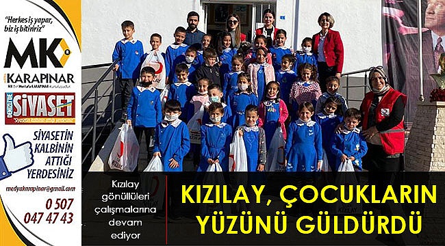 Kızılay, çocukların yüzünü güldürdü