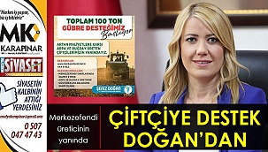 Merkezefendi çiftçiye destek!