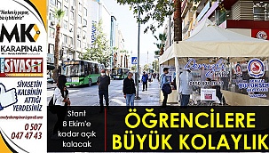 Öğrencilere büyük kolaylık