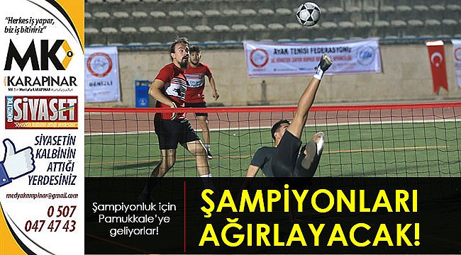 Pamukkale Belediyesi şampiyonları ağırlıyor