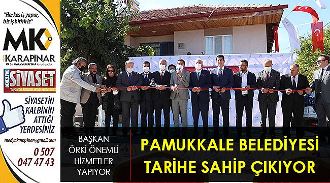 Pamukkale Belediyesi tarihe sahip çıkıyor