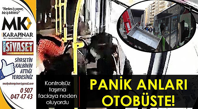 Panik anları kamerada!