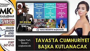 Tavas'ta Cumhuriyet başka kutlanacak