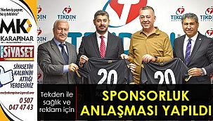 Tekden ile imzalar atıldı