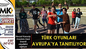 Türk oyunları Avrupa'ya tanıtılıyor