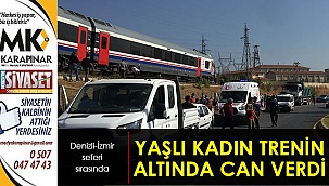Yaşlı kadın trenin altında can verdi