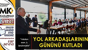 Yol arkadaşlarının gününü kutladı