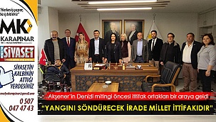 Akşener’in Denizli mitingi öncesi ittifak ortakları bir araya geldi