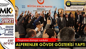 Alperenler gövde gösterisi yaptı
