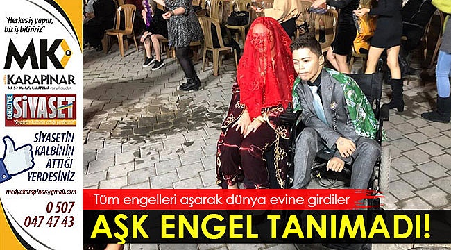 Aşk engel tanımadı!
