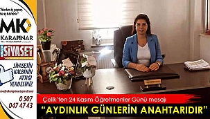 “Aydınlık günlerin anahtarıdır”