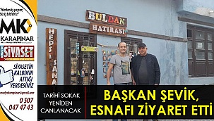 Başkan Şevik, esnafı ziyaret etti