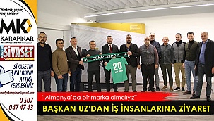 Başkan Uz’dan iş insanlarına ziyaret