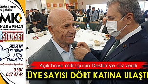 BBP Denizli’de Üye sayısı dört katına ulaştı