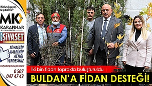 Buldan’a fidan desteği sürüyor