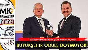 Büyükşehir ödüle doymuyor