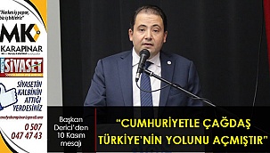 “Cumhuriyetle çağdaş Türkiye’nin yolunu açmıştır”