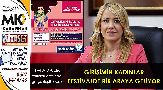 Girişimin kadınlar festivalde bir araya geliyor