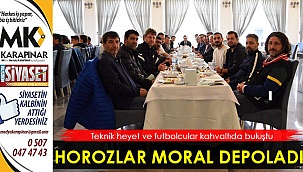 Horozlar moral depoladı