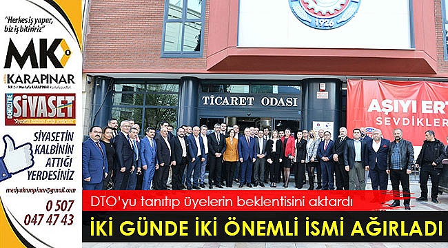 İki günde iki önemli ismi ağırladı