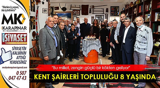 Kent Şairleri Topluluğu 8 Yaşında