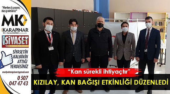 Kızılay, kan bağışı etkinliği düzenledi