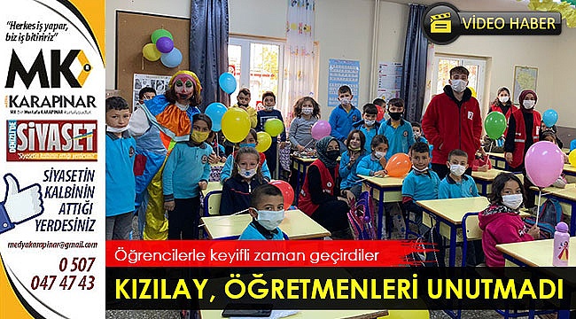 Kızılay, öğretmenleri unutmadı