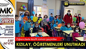 Kızılay, öğretmenleri unutmadı