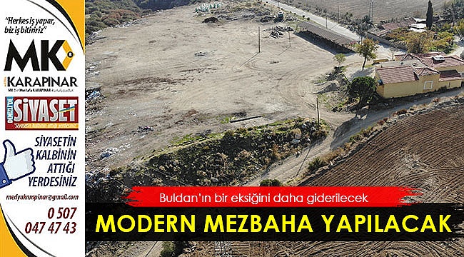 Modern mezbaha yapılacak