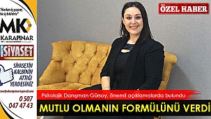 Mutluluğun formülünü açıkladı